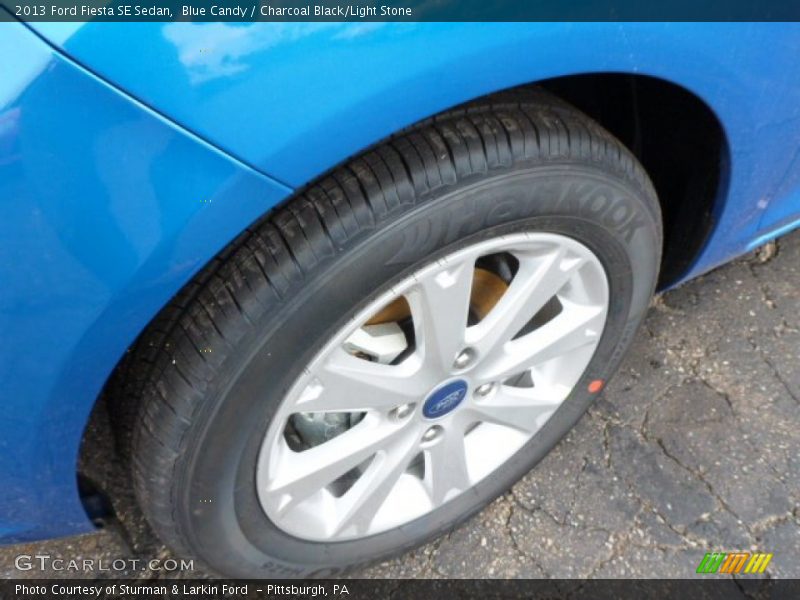 Blue Candy / Charcoal Black/Light Stone 2013 Ford Fiesta SE Sedan