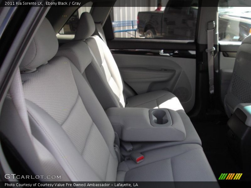 Ebony Black / Gray 2011 Kia Sorento LX