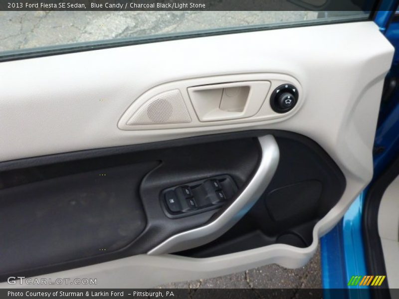 Blue Candy / Charcoal Black/Light Stone 2013 Ford Fiesta SE Sedan