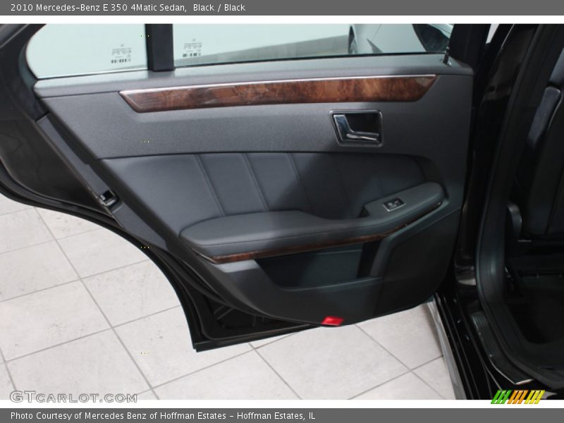 Black / Black 2010 Mercedes-Benz E 350 4Matic Sedan