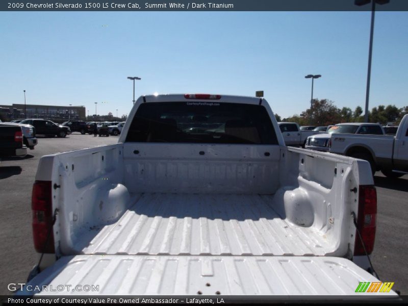 Summit White / Dark Titanium 2009 Chevrolet Silverado 1500 LS Crew Cab