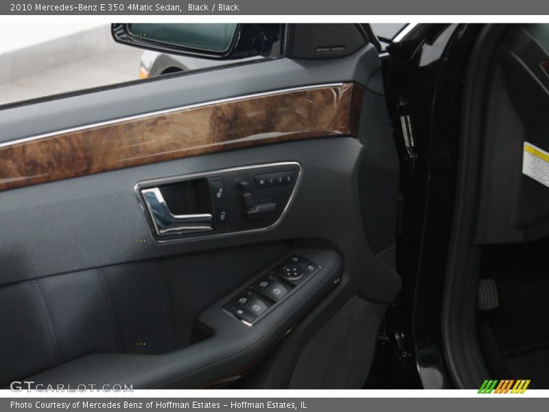 Black / Black 2010 Mercedes-Benz E 350 4Matic Sedan