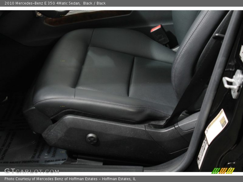 Black / Black 2010 Mercedes-Benz E 350 4Matic Sedan