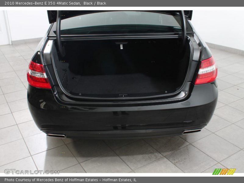 Black / Black 2010 Mercedes-Benz E 350 4Matic Sedan