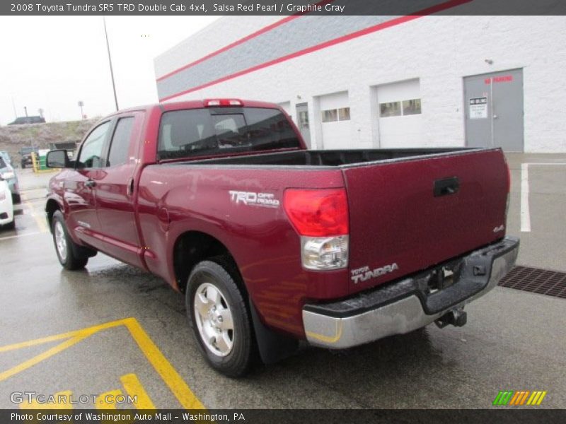 Salsa Red Pearl / Graphite Gray 2008 Toyota Tundra SR5 TRD Double Cab 4x4