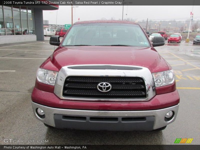 Salsa Red Pearl / Graphite Gray 2008 Toyota Tundra SR5 TRD Double Cab 4x4