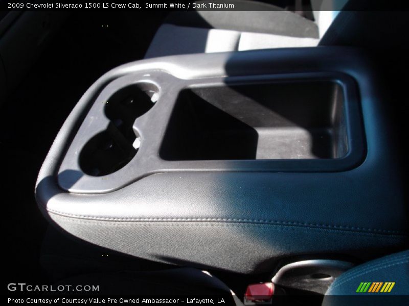 Summit White / Dark Titanium 2009 Chevrolet Silverado 1500 LS Crew Cab