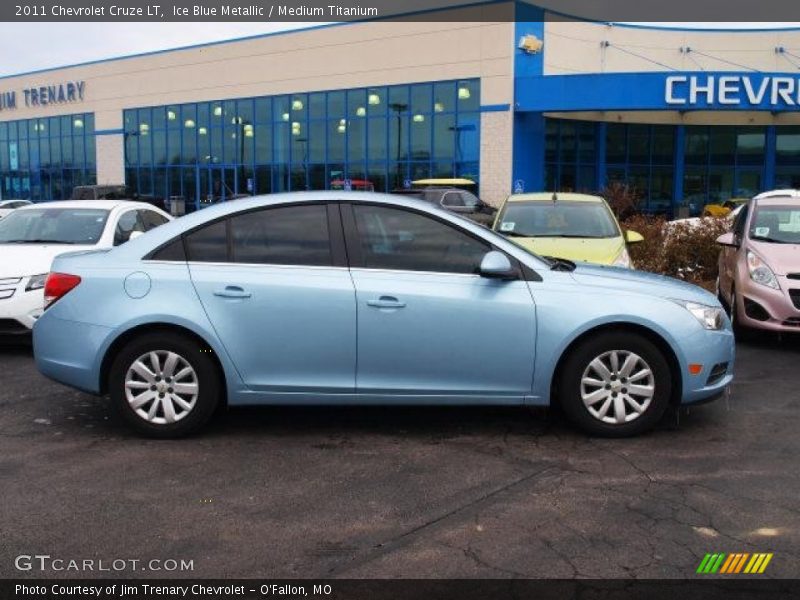 Ice Blue Metallic / Medium Titanium 2011 Chevrolet Cruze LT