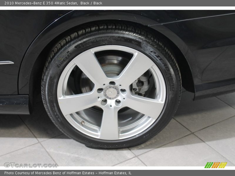 Black / Black 2010 Mercedes-Benz E 350 4Matic Sedan