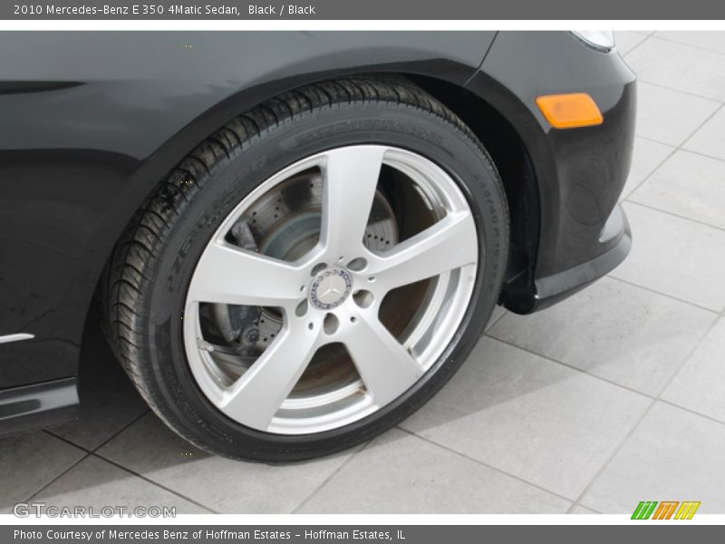 Black / Black 2010 Mercedes-Benz E 350 4Matic Sedan