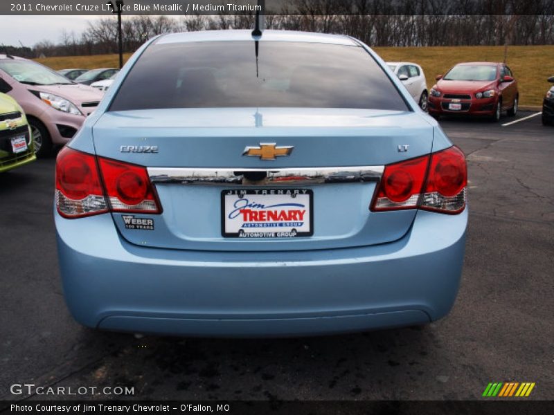 Ice Blue Metallic / Medium Titanium 2011 Chevrolet Cruze LT