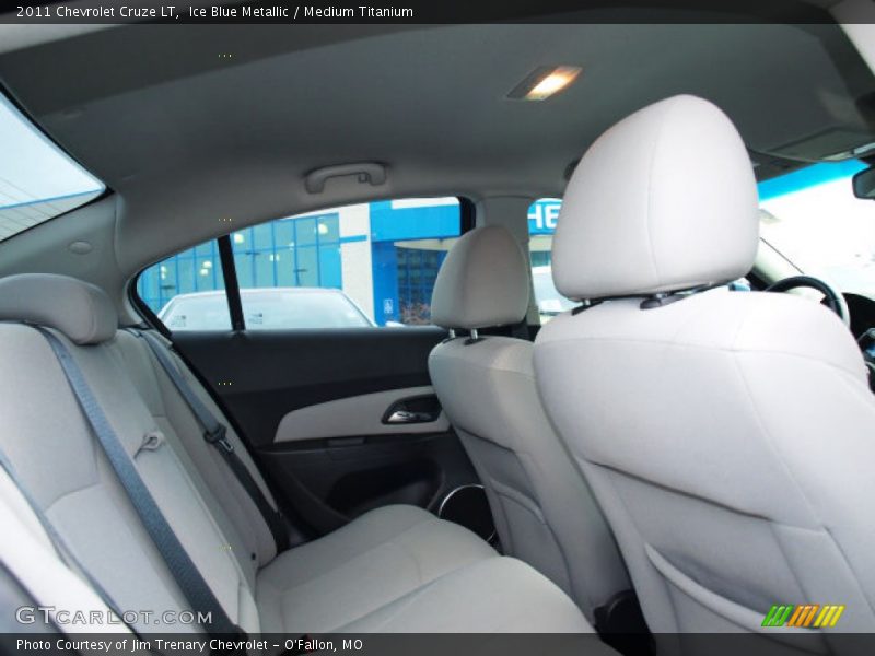 Ice Blue Metallic / Medium Titanium 2011 Chevrolet Cruze LT