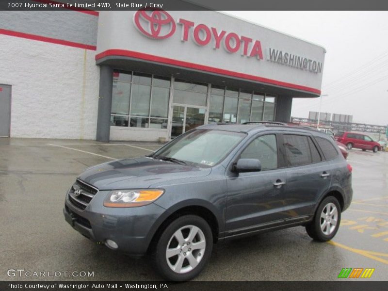 Slate Blue / Gray 2007 Hyundai Santa Fe Limited 4WD