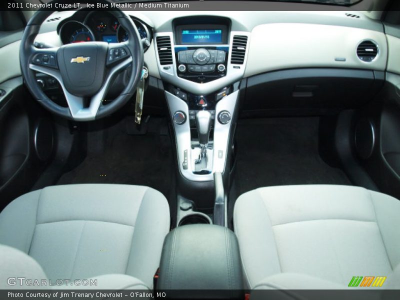 Ice Blue Metallic / Medium Titanium 2011 Chevrolet Cruze LT