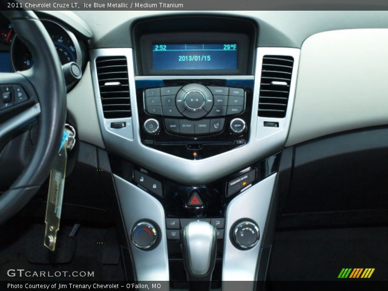 Ice Blue Metallic / Medium Titanium 2011 Chevrolet Cruze LT