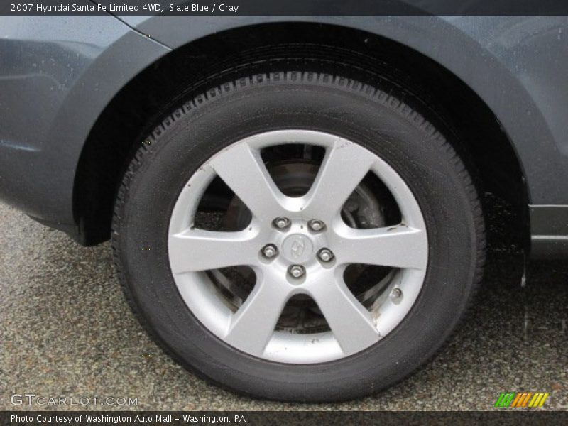 Slate Blue / Gray 2007 Hyundai Santa Fe Limited 4WD