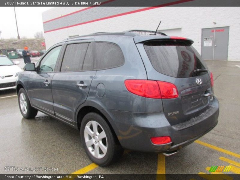 Slate Blue / Gray 2007 Hyundai Santa Fe Limited 4WD