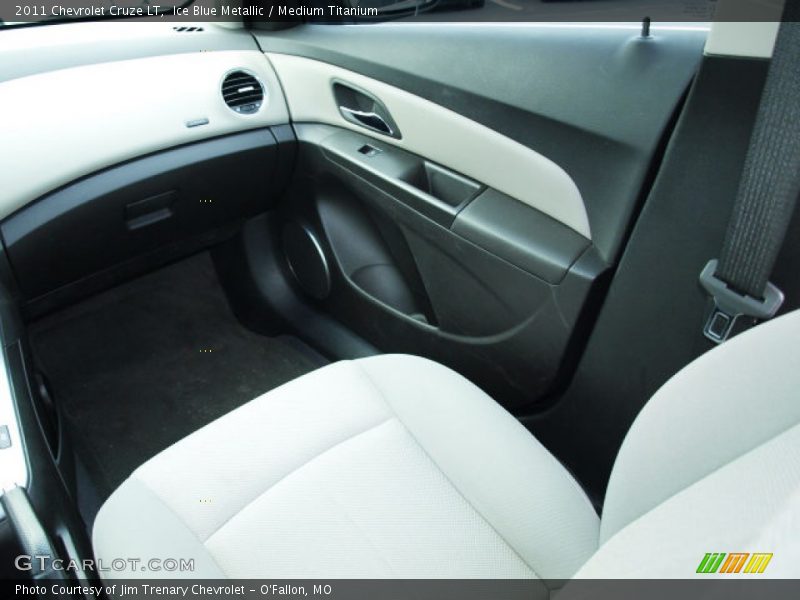Ice Blue Metallic / Medium Titanium 2011 Chevrolet Cruze LT