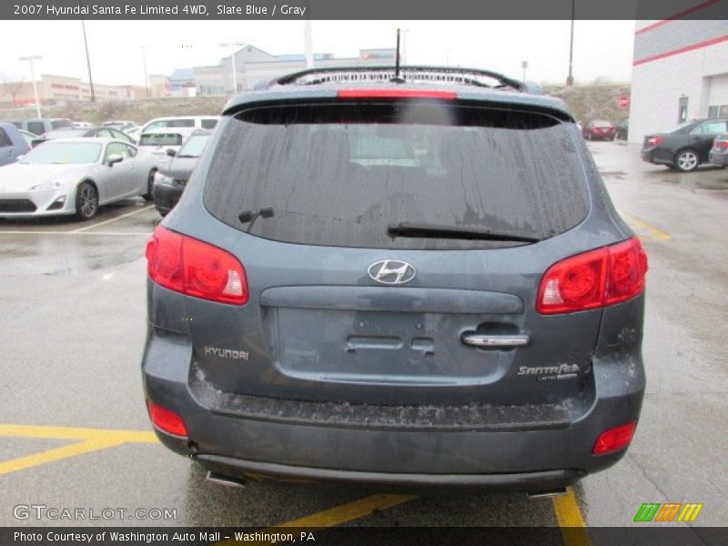 Slate Blue / Gray 2007 Hyundai Santa Fe Limited 4WD