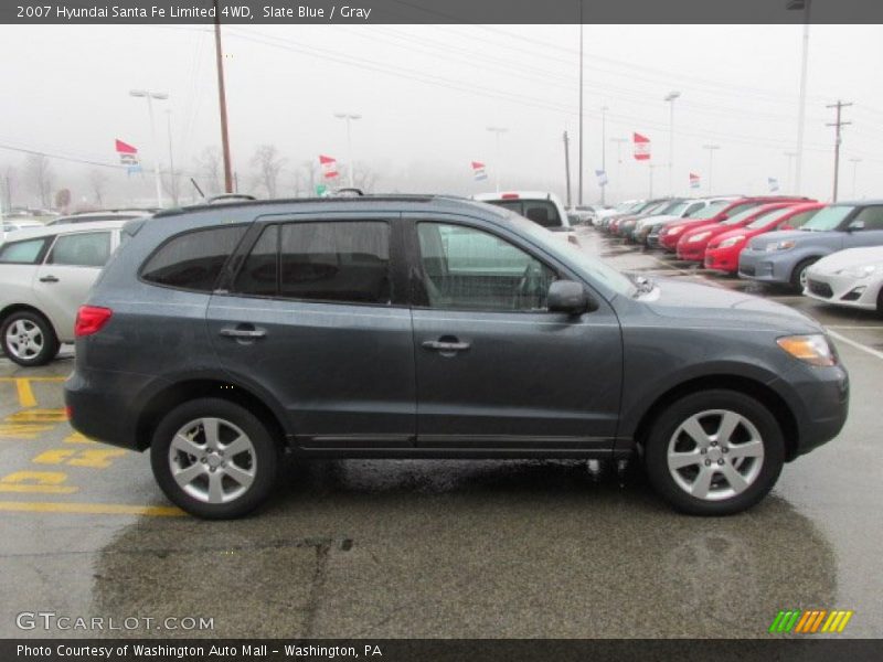 Slate Blue / Gray 2007 Hyundai Santa Fe Limited 4WD