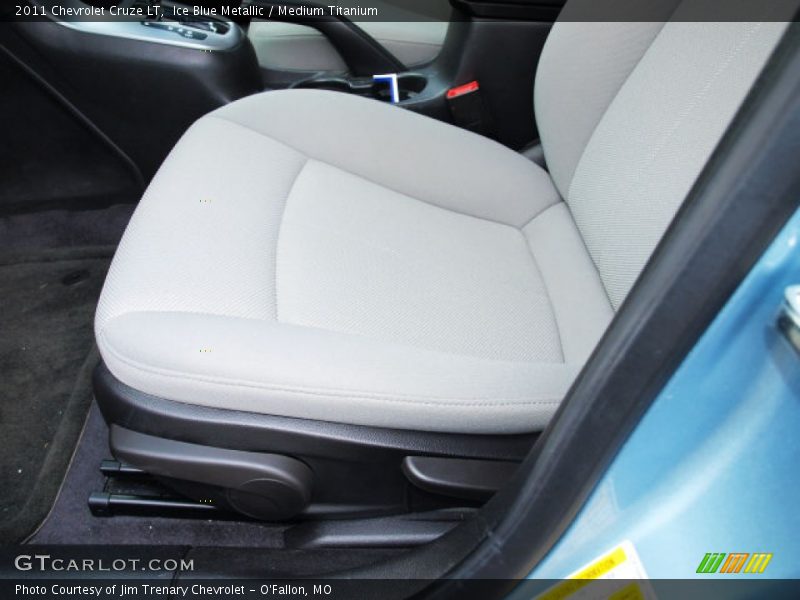 Ice Blue Metallic / Medium Titanium 2011 Chevrolet Cruze LT
