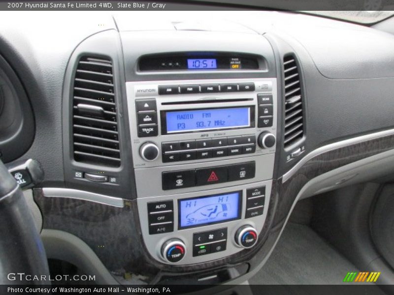 Slate Blue / Gray 2007 Hyundai Santa Fe Limited 4WD
