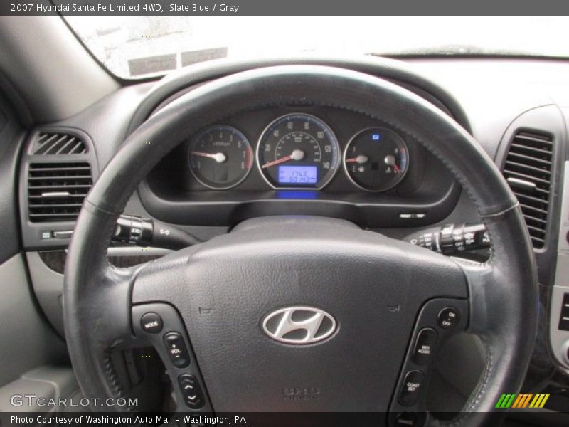 Slate Blue / Gray 2007 Hyundai Santa Fe Limited 4WD