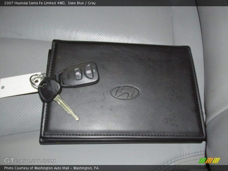 Slate Blue / Gray 2007 Hyundai Santa Fe Limited 4WD