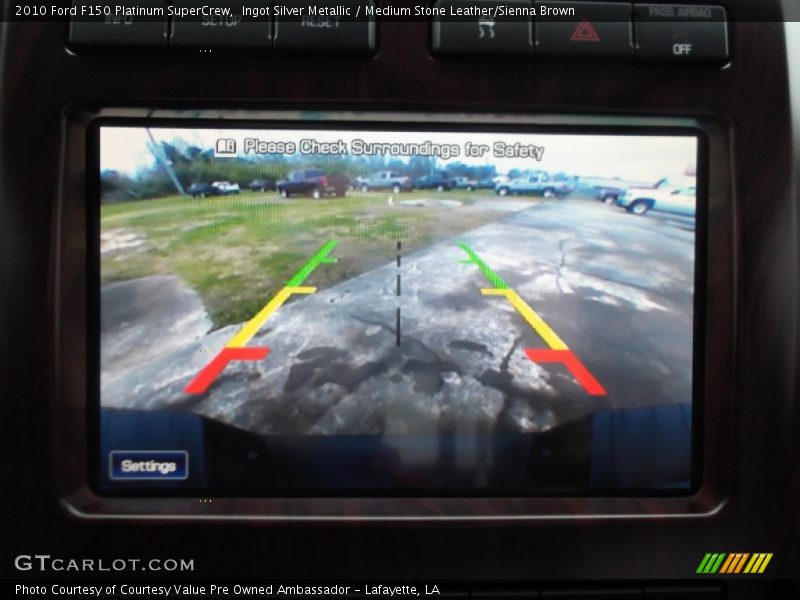 Ingot Silver Metallic / Medium Stone Leather/Sienna Brown 2010 Ford F150 Platinum SuperCrew