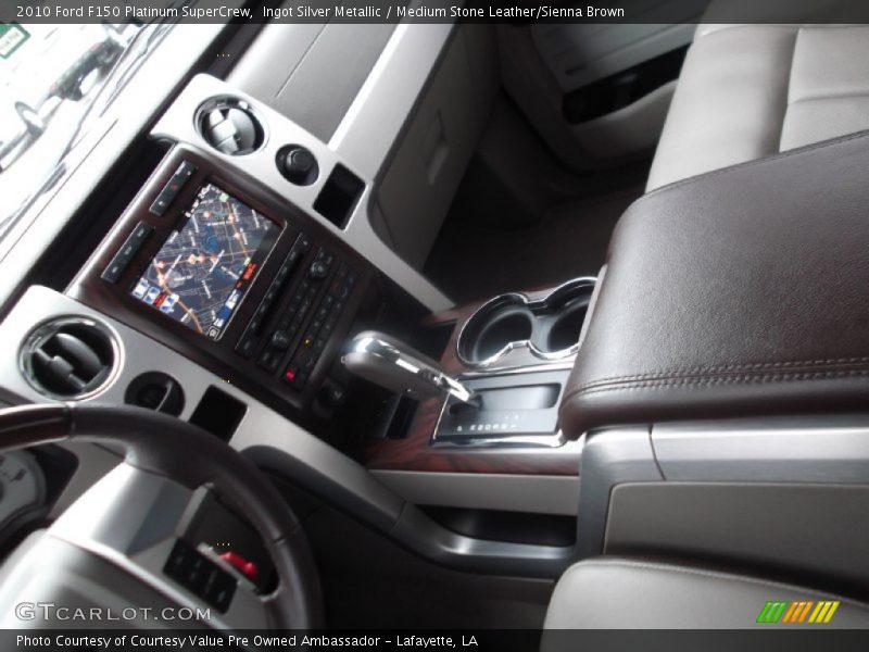 Ingot Silver Metallic / Medium Stone Leather/Sienna Brown 2010 Ford F150 Platinum SuperCrew