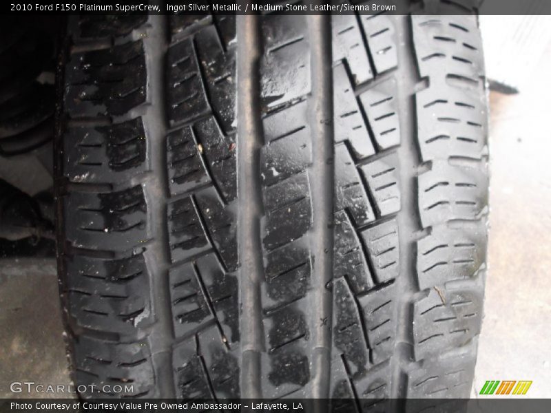 Ingot Silver Metallic / Medium Stone Leather/Sienna Brown 2010 Ford F150 Platinum SuperCrew