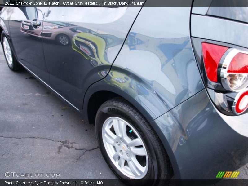 Cyber Gray Metallic / Jet Black/Dark Titanium 2012 Chevrolet Sonic LS Hatch