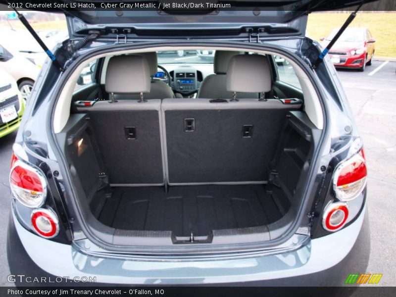 Cyber Gray Metallic / Jet Black/Dark Titanium 2012 Chevrolet Sonic LS Hatch