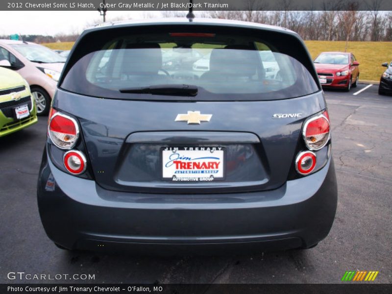 Cyber Gray Metallic / Jet Black/Dark Titanium 2012 Chevrolet Sonic LS Hatch