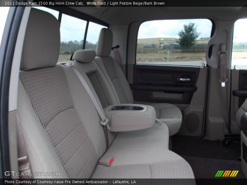 White Gold / Light Pebble Beige/Bark Brown 2011 Dodge Ram 1500 Big Horn Crew Cab