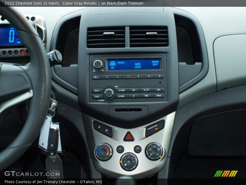 Cyber Gray Metallic / Jet Black/Dark Titanium 2012 Chevrolet Sonic LS Hatch