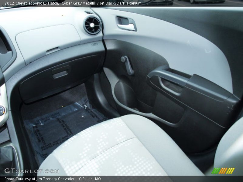 Cyber Gray Metallic / Jet Black/Dark Titanium 2012 Chevrolet Sonic LS Hatch