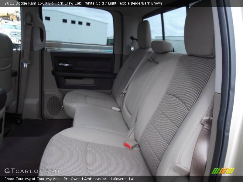 White Gold / Light Pebble Beige/Bark Brown 2011 Dodge Ram 1500 Big Horn Crew Cab
