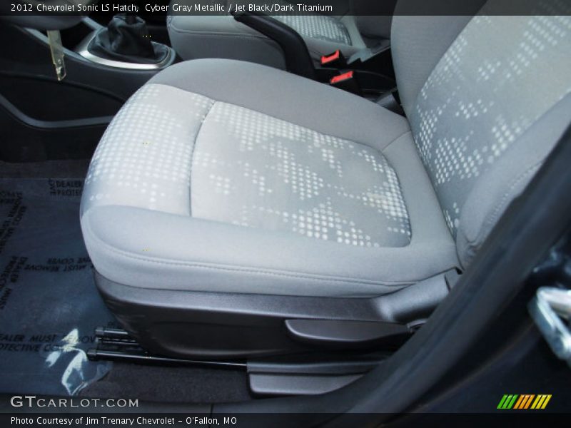 Cyber Gray Metallic / Jet Black/Dark Titanium 2012 Chevrolet Sonic LS Hatch