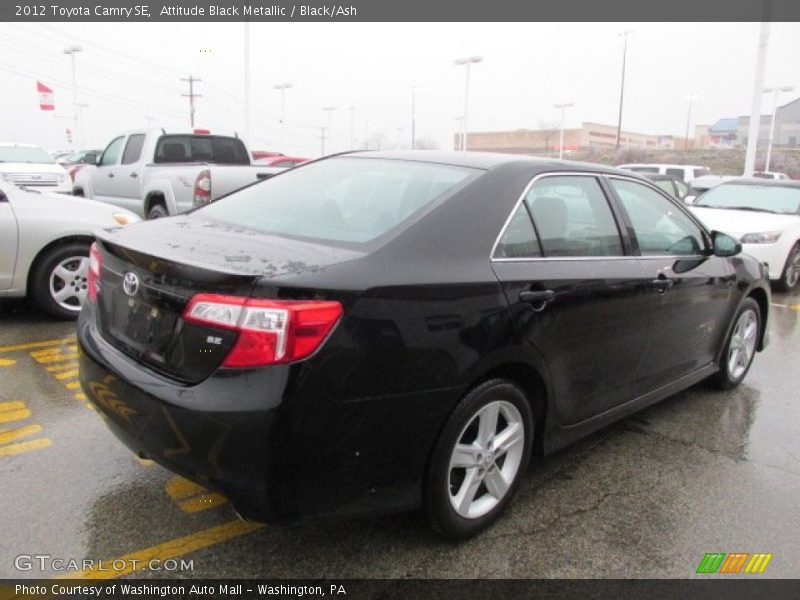 Attitude Black Metallic / Black/Ash 2012 Toyota Camry SE
