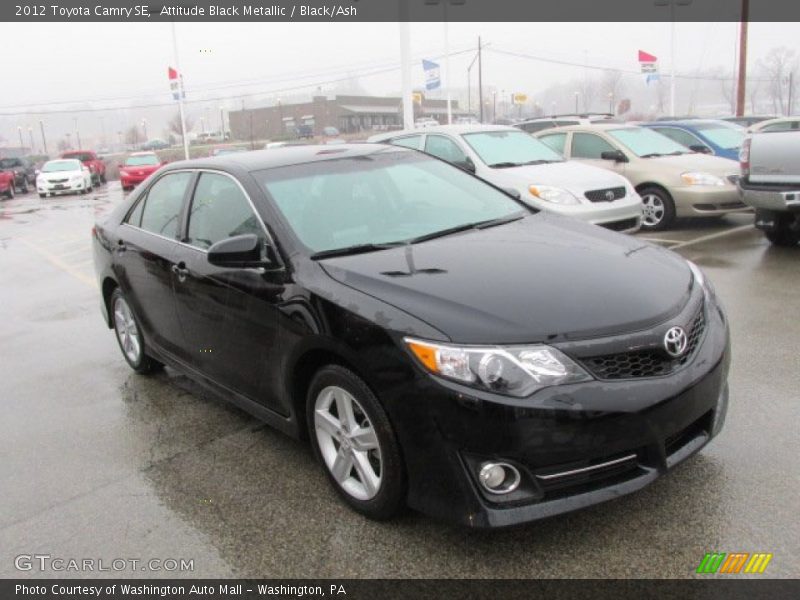 Attitude Black Metallic / Black/Ash 2012 Toyota Camry SE