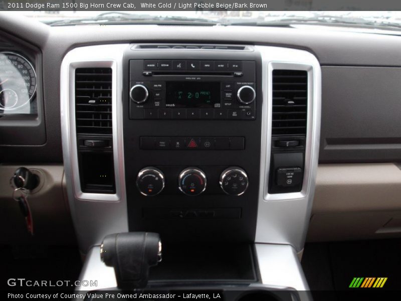 White Gold / Light Pebble Beige/Bark Brown 2011 Dodge Ram 1500 Big Horn Crew Cab