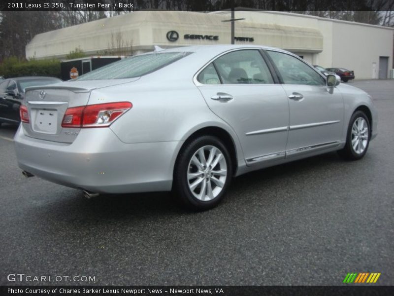 Tungsten Pearl / Black 2011 Lexus ES 350