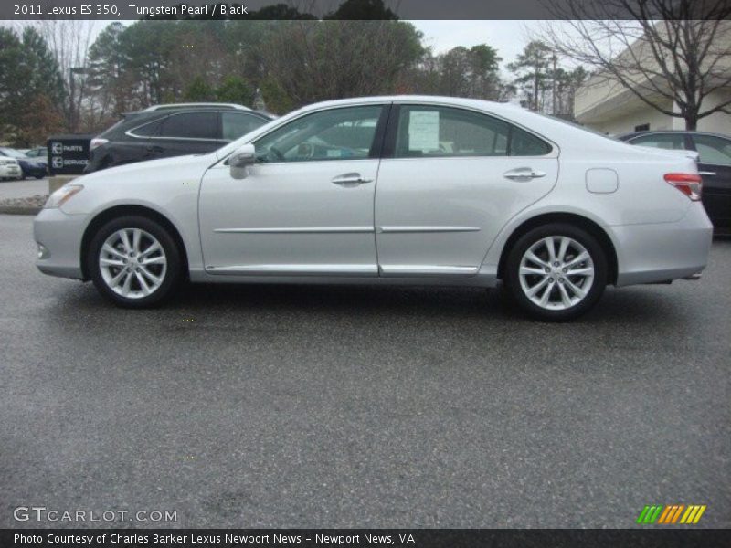 Tungsten Pearl / Black 2011 Lexus ES 350