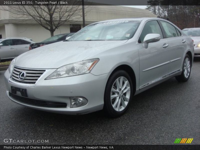 Tungsten Pearl / Black 2011 Lexus ES 350