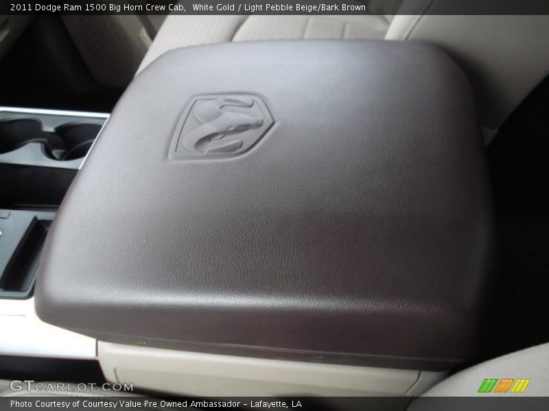 White Gold / Light Pebble Beige/Bark Brown 2011 Dodge Ram 1500 Big Horn Crew Cab