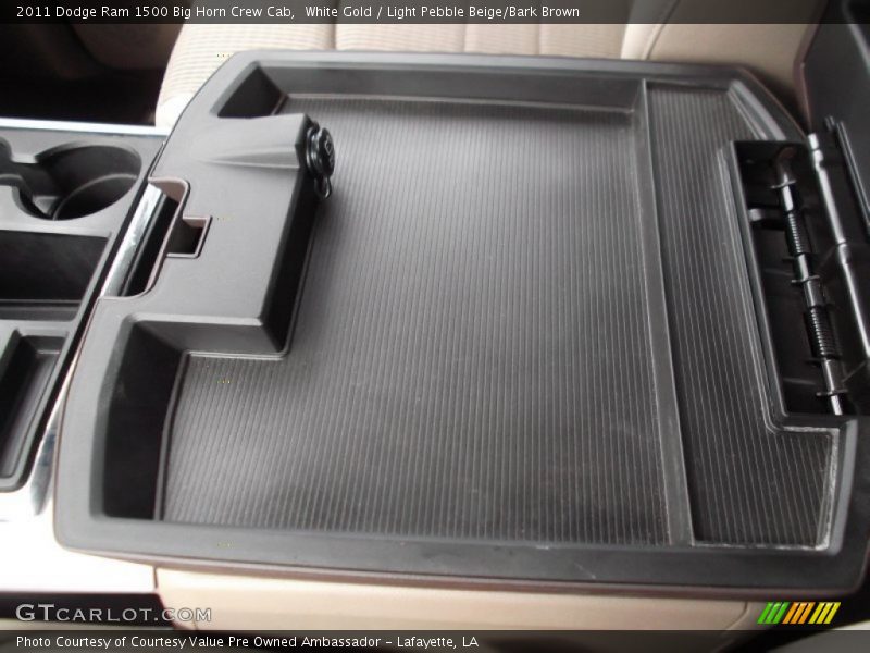 White Gold / Light Pebble Beige/Bark Brown 2011 Dodge Ram 1500 Big Horn Crew Cab