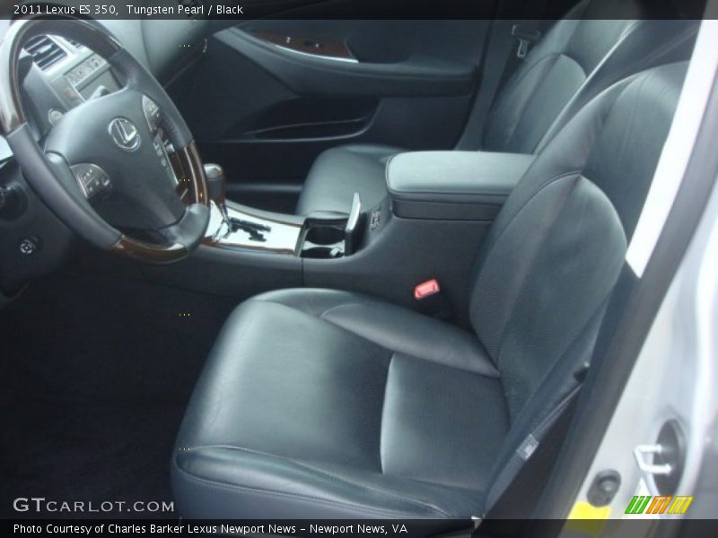 Tungsten Pearl / Black 2011 Lexus ES 350