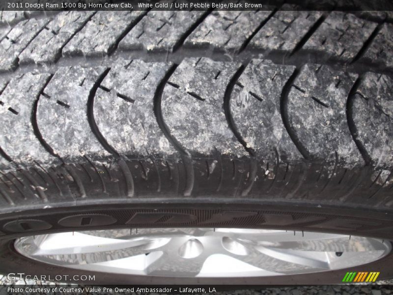 White Gold / Light Pebble Beige/Bark Brown 2011 Dodge Ram 1500 Big Horn Crew Cab