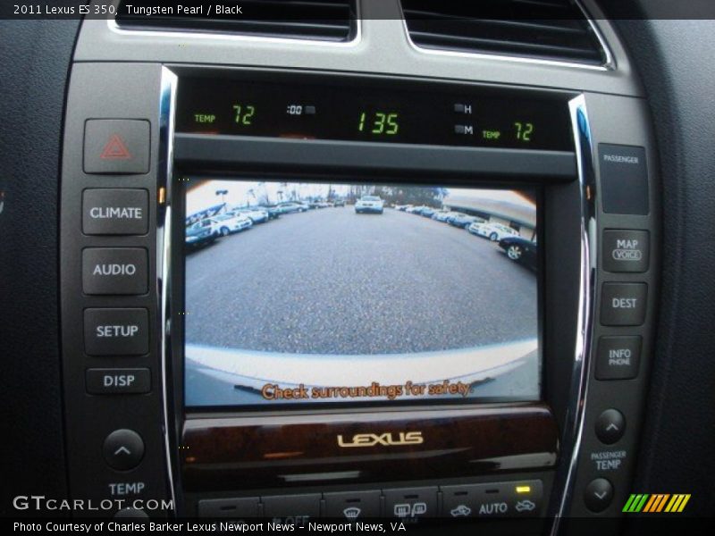 Tungsten Pearl / Black 2011 Lexus ES 350